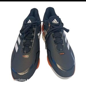 Adidas Icon 7 Metal Baseball Cleats Men's Size 15 Black Orange White S23857 NEW